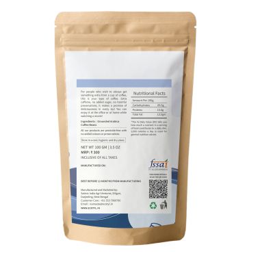 Ecotyl: Coffee Powder | 100% Arabica | Strong Flavour & Rich Aroma | 100g