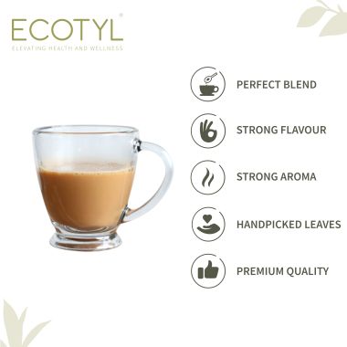Ecotyl: CTC Tea (Chai Patti) From Assam | Strong Flavour | Classic | 300g