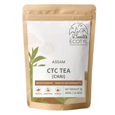 Ecotyl: CTC Tea (Chai Patti) From Assam | Strong Flavour | Classic | 300g