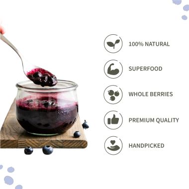 Ecotyl: Natural Dried Blueberries - 150gm