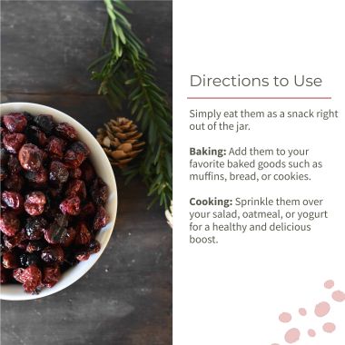 Ecotyl: Natural Dried Cranberries - 150gm