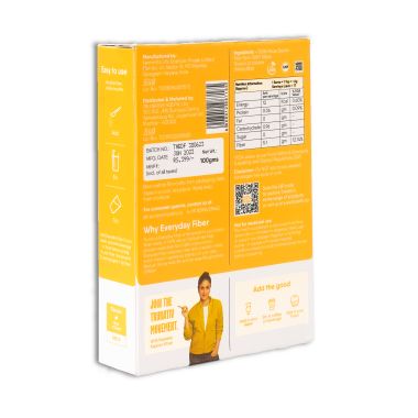 TruNativ: Everyday Fiber| Enhances Digestive Health- Unflavored - 100 gm