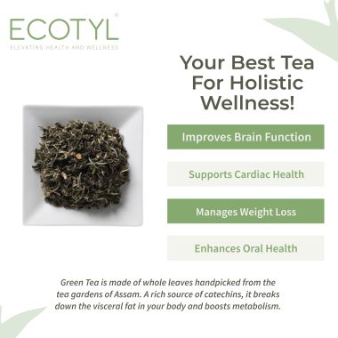 Ecotyl: Green Tea Leaves From Darjeeling | Handpicked | 180g