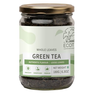 Ecotyl: Green Tea Leaves From Darjeeling | Handpicked | 180g
