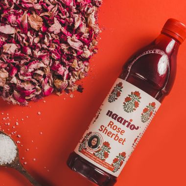 Naario: Rose Sherbet 800ml (Pack Of 2 * 400ml)