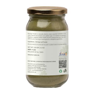 Ecotyl: Moringa Leaf Powder | Natural Multi-Vitamin | Good for Hair & Skin | 150g