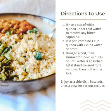 Ecotyl: Quinoa (White) | Gluten Free | High Protein | 500g
