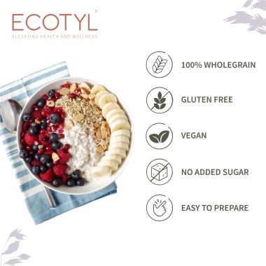 Ecotyl: Organic Rolled Oats - 500 gm