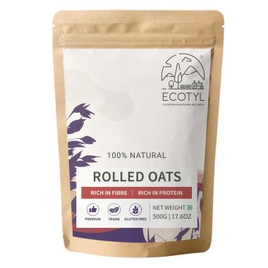Ecotyl: Organic Rolled Oats - 500 gm