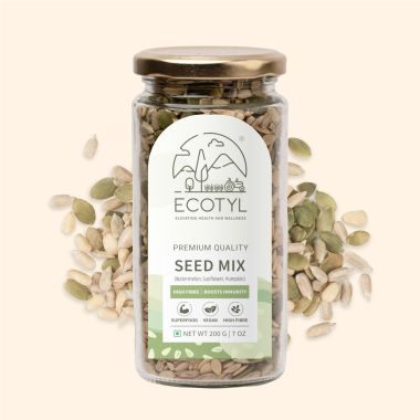 Ecotyl: Seed Mix | Sunflower, Pumpkin, and Watermelon Seeds | Unroasted | 200g