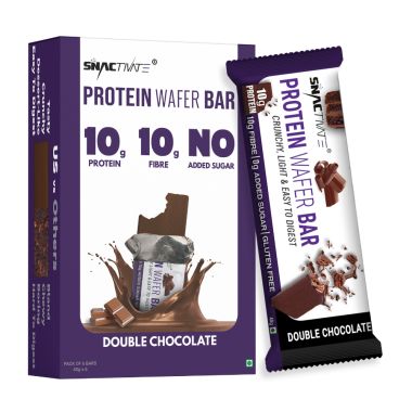 Snactivate: Protein Wafer Bar - Double Chocolate - Pack of 6