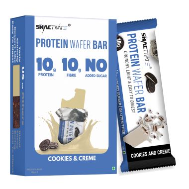 Snactivate: Protein Wafer Bar - Cookies And Creme - Pack of 6