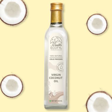 Ecotyl: Cold-Pressed Virgin Coconut Oil | Kachi Ghani | Suitable for Cooking | 500ml