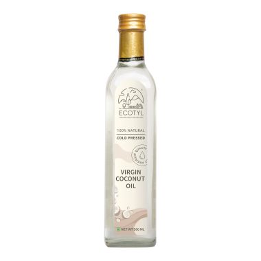 Ecotyl: Cold-Pressed Virgin Coconut Oil | Kachi Ghani | Suitable for Cooking | 500ml