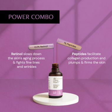 Deconstruct Skincare: Retinol & Peptide Serum- 0.2% Retinol + 1% Peptide - 30ml