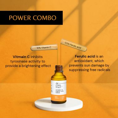 Deconstruct Skincare: Vitamin C Serum- 10% Vitamin C + 0.55% Ferulic Acid - 30ml