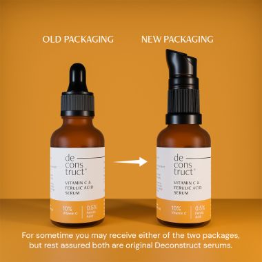 Deconstruct Skincare: Vitamin C Serum- 10% Vitamin C + 0.55% Ferulic Acid - 30ml