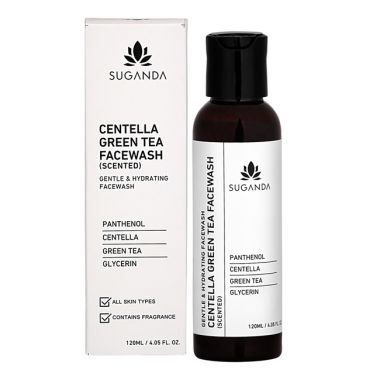 Suganda: Centella Green Tea Facewash (Unscented) - 120ml