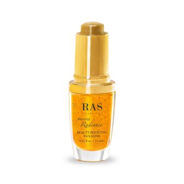 RAS Luxury Oils: 24K Gold Radiance Beauty Boosting Face Elixir - 15ml