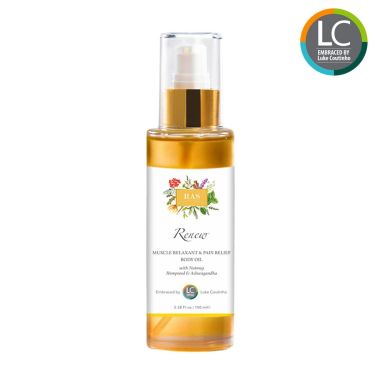RAS Luxury Oils: Renew Muscle Relaxant & Pain Relief Body Oil - 100ml