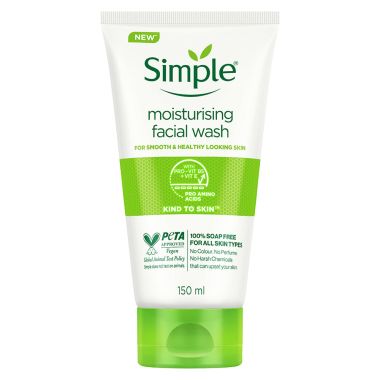 Simple: Skin Moisturising Facial Wash - 150ml