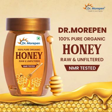 Dr. Morepen: Natural & Pure Multi Flora Honey NMR Tested  - 250gm Pack of 3