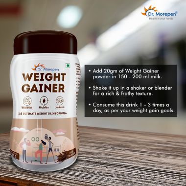 Dr. Morepen: Weight Gainer for Weight Gain, Chocolate Flavour - 500gm