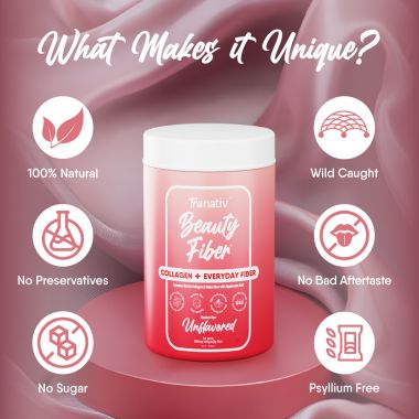 TruNativ: Beauty Fiber, Japanese Marine Collagen, Unflavoured, 200g