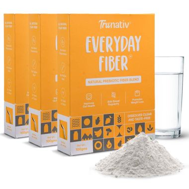 TruNativ: Everyday Fiber, Unflavored Powder,100g (Pack Of 3)
