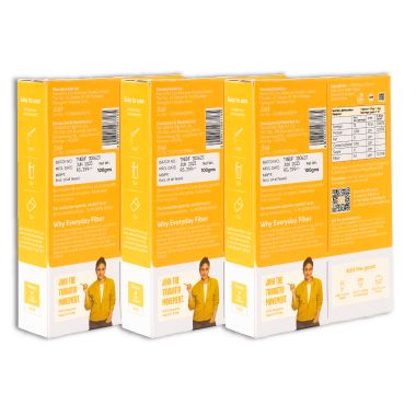 TruNativ: Everyday Fiber, Unflavored Powder,100g (Pack Of 3)
