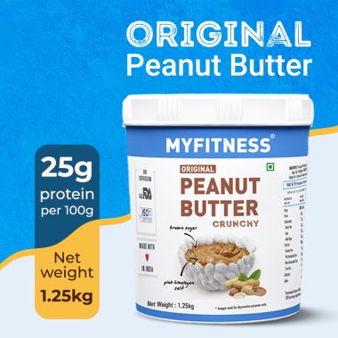 MYFITNESS: Original Crunchy Peanut Butter - 1250g