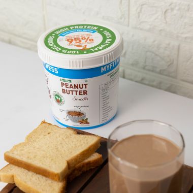 MYFITNESS: Natural Smooth Peanut Butter - 1250g