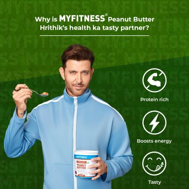 MYFITNESS: Natural Crunchy Peanut Butter - 1250g