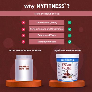 MYFITNESS: Chocolate crispy Peanut Butter  - 1200g