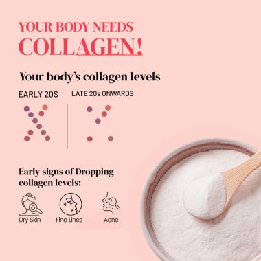 Wellbeing Nutrition: Glow Korean Marine Collagen Peptides - Tropical Bliss Flavor | 250 gm