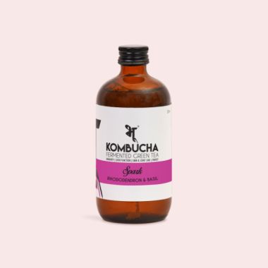 Bhu: Fermented Green Tea - Spark: Rhododendron & Basil 250ml (Pack of 1)