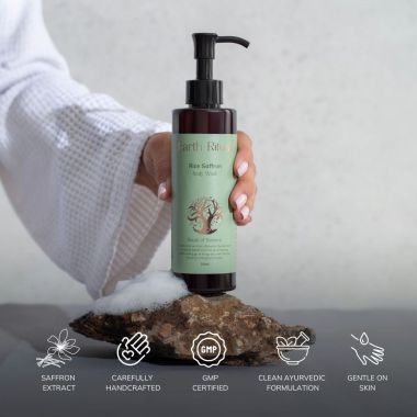 Earth Ritual: Body Wash - Rice Saffron (Balance)- 200ml