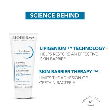 Bioderma: Atoderm Intensive Baume Ultra-soothing Balm Very dry, Sensitive to Atopic Skin, 200ml