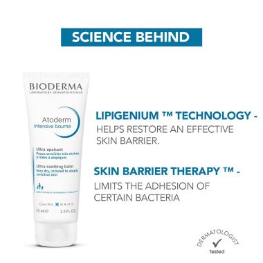 Bioderma: Atoderm Intensive Baume Ultra-soothing Balm Very dry, Sensitive to Atopic Skin, 75ml