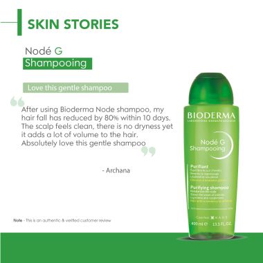 Bioderma: node g purifying shampoo for hair with tendency to oiliness 400ml