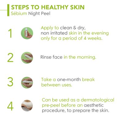 Bioderma: Sebium Night Peel Smoothing Concentrate, 40ml