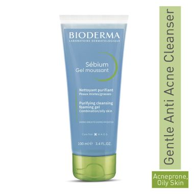 Bioderma: Sebium Gel Moussant Purifying Cleansing Foaming Gel Combination To...