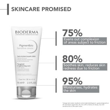 Bioderma: pigmentbio sensitive areas external intimate and friction areas brightening care 75ml