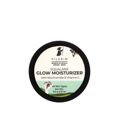 Pilgrim: Mini- Squalane Glow Moisturizer With Niacinamide + Vitamin C ( 6 Gm ) ( Mini / Small Pack / Sample )