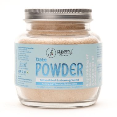 Flyberry Gourmet: Medjoul Date Powder, 180g | 100% Natural Sweetner | Vegan & Keto