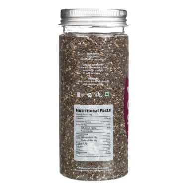 Flyberry Gourmet: Chia Seeds, 180g | High in Fiber | Helps with Heart Health