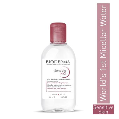 Bioderma: Sensibio H2O Daily Soothing Cleanser, Make up Pollution & Impurities Remover Face Eyes Sensitive skin, 250ml