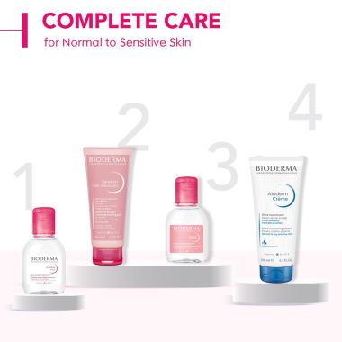 Bioderma: Sensibio H2O Daily Soothing Cleanser, Make up Pollution & Impurities Remover Face Eyes Sensitive skin, 100ml