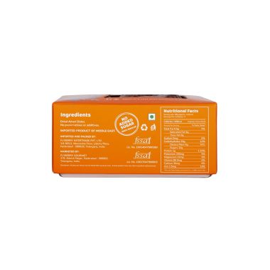 Flyberry Gourmet: Ameri Dates (Khajoor/Khajur) 200g | 100% Natural | Rich in Calcium, Iron and Potassium | Instant Energy
