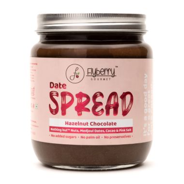 Flyberry Gourmet: Choco Hazelnut Spread, 500g | Sugarfree | Vegan | Keto & Diabetes Friendly